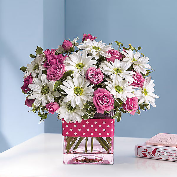 Teleflora's Polka Dots and Posies